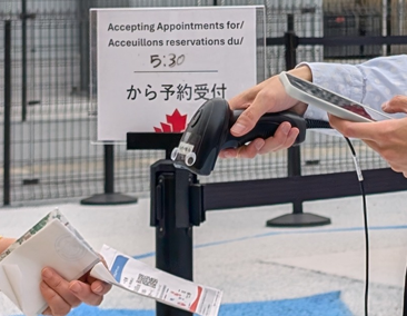 大規模イベントの受付システムに採用されました！