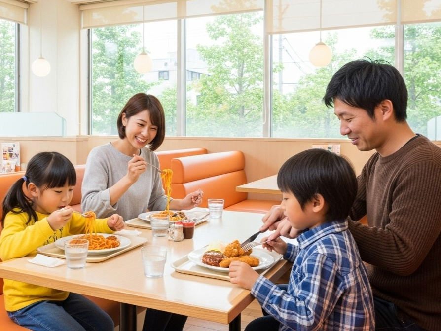 写真：導入事例 ファミリーレストラン