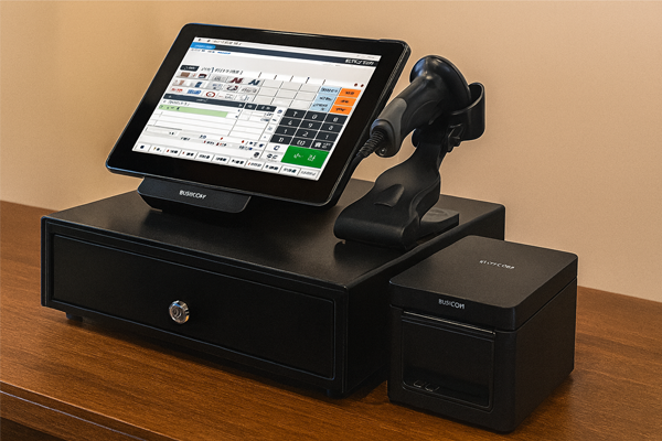 写真：小売店など常設店舗のレジ会計業務に