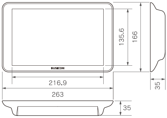 寸法図：BC-SD1010T