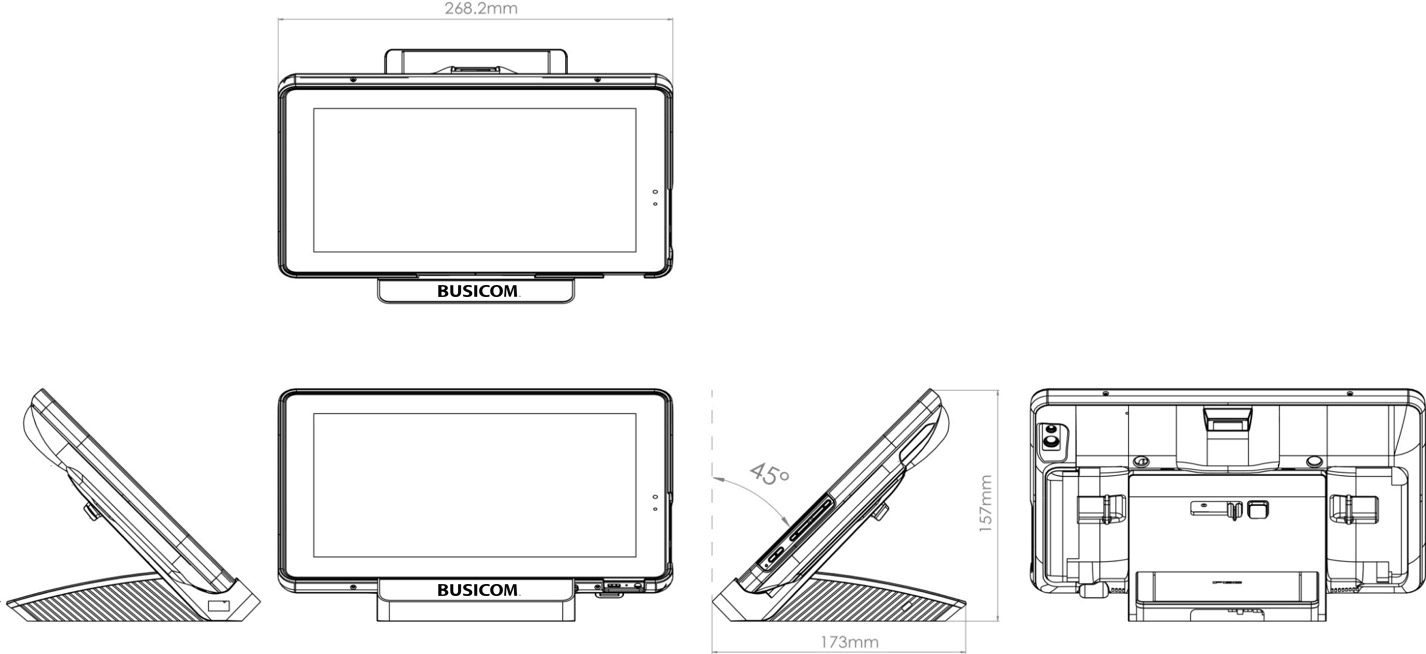 写真：Seav-10f Tablet ドック