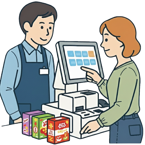セミセルフレジ イメージ